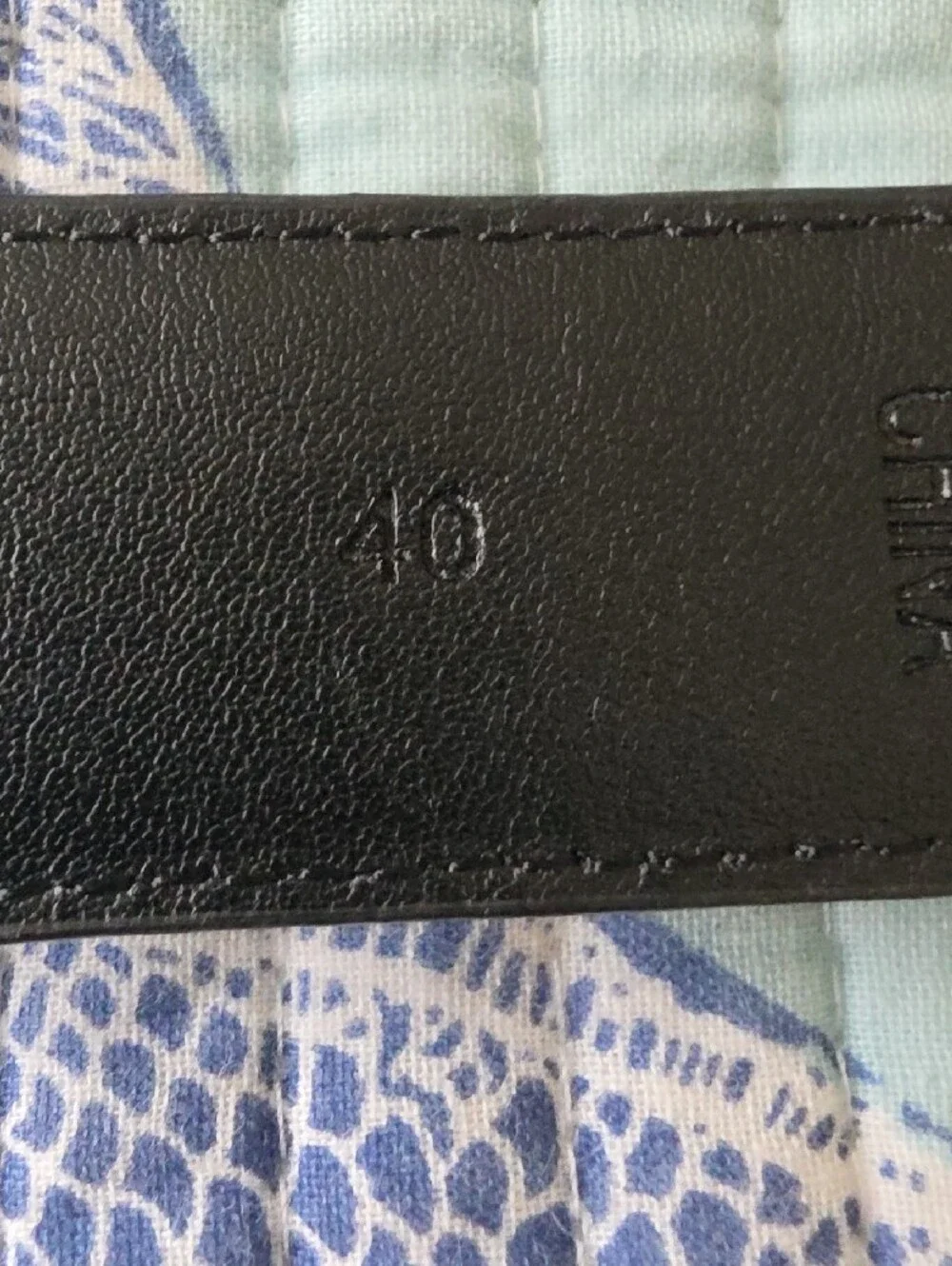 Jos.A Bank Gold Buckle Belt Cordova Size 40